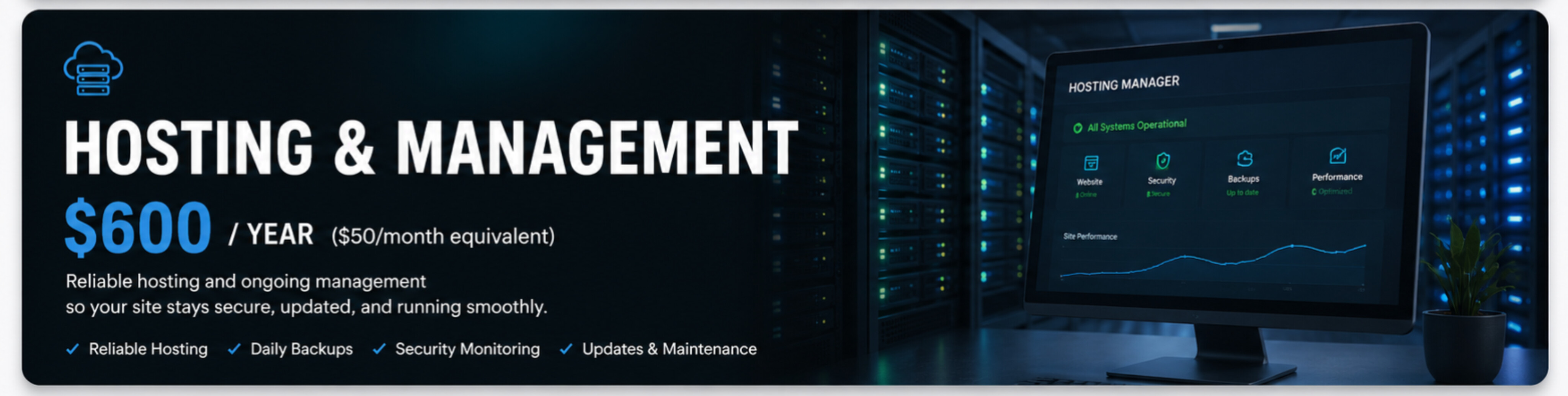 Hosting and Management Pricing